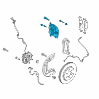 OEM 2018 Ford F-150 Caliper Diagram - FL3Z-2B120-C