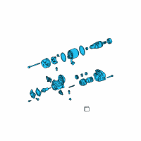 OEM 2004 Toyota RAV4 Starter Diagram - 28100-74270-84