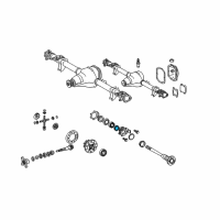 OEM 2003 Dodge Sprinter 2500 Seal-Rear Axle FLANGE Diagram - 5139760AA