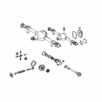 OEM 2004 Dodge Sprinter 2500 Bearing-Differential Diagram - 5097700AA