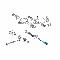 OEM 2004 Dodge Sprinter 2500 Axle Shaft Left Diagram - 5134661AA