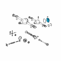 OEM 2005 Dodge Sprinter 2500 Cover-Differential Diagram - 5103953AB