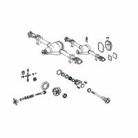 OEM 2006 Dodge Sprinter 2500 Wheel Bearing Diagram - 5103883AB