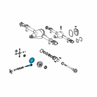 OEM 2005 Dodge Sprinter 2500 Gear Kit-Ring And PINION Diagram - 5136156AA