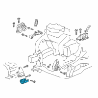 OEM 2018 Cadillac XT5 Rear Mount Diagram - 84699435