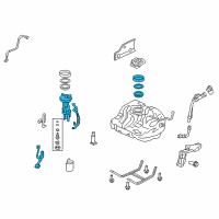 OEM 2009 Honda Civic Filter Set, Fuel Diagram - 17048-SNA-A01