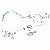 OEM 2016 Chevrolet City Express Vacuum Hose Diagram - 19316634