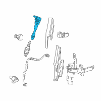 OEM Honda Insight Coil Assembly A, Plug Top Diagram - 30520-RBJ-003