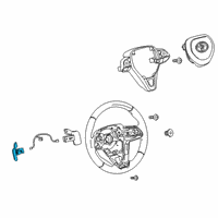 OEM 2020 Toyota Avalon Shift Paddle Diagram - 84610-33011