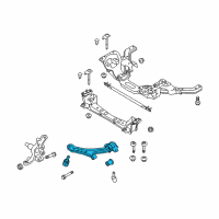 OEM 2013 Ford Mustang Lower Control Arm Diagram - CR3Z-3078-D