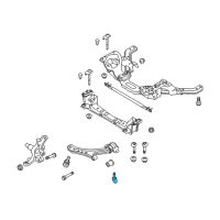 OEM Ford Lower Control Arm Rear Bolt Diagram - -W710141-S439