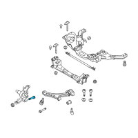 OEM 2013 Ford Mustang Lower Control Arm Mount Bolt Diagram - -W711123-S439