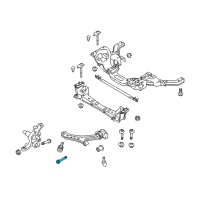 OEM 2011 Ford Mustang Lower Control Arm Front Bolt Diagram - -W709865-S439