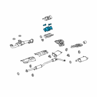 OEM 2008 Honda Accord Converter Diagram - 18160-R71-A00