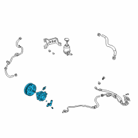 OEM 2001 Toyota Highlander Power Steering Pump Diagram - 44310-28240