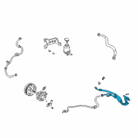 OEM 2005 Toyota Highlander Pressure Tube Diagram - 44410-48081