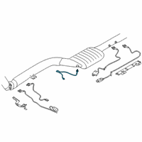 OEM 2018 BMW 540d xDrive Exhaust Temperature Sensor Diagram - 13-62-8-595-097