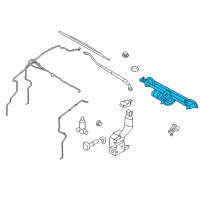OEM 2012 Ford Edge Motor & Linkage Diagram - BT4Z-17508-B