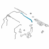 OEM Lincoln MKX Wiper Arm Diagram - CT4Z-17527-A