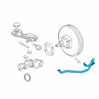 OEM 2014 Ford Edge Vacuum Tube Diagram - BT4Z-9C490-B