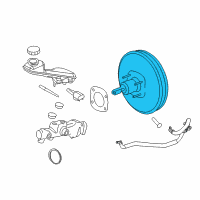 OEM 2015 Lincoln MKX Power Booster Diagram - BA1Z-2005-A