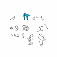 OEM Chevrolet Camaro Bracket Diagram - 12563327