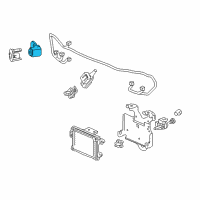 OEM 2022 Honda Passport Sensor Assembly, Parking (Bumper Dark Gray) Diagram - 39680-T6Z-A01ZA