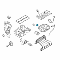 OEM Chevrolet City Express Drain Plug Washer Diagram - 19317803