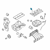 OEM 2016 Chevrolet City Express PCV Valve Diagram - 19316056