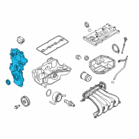 OEM 2016 Chevrolet City Express Front Cover Diagram - 19316208