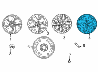 OEM 2022 Hyundai Sonata Wheel Assy-Aluminium Diagram - 52910-L1330