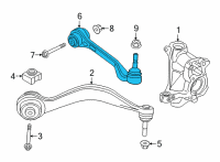 OEM 2021 BMW M340i WISHBONE, BOTTOM, WITH RUBBE Diagram - 31-10-6-898-071