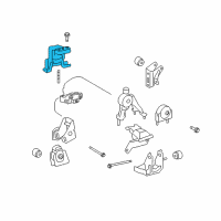 OEM 2010 Pontiac Vibe Mount, Engine Diagram - 88975618