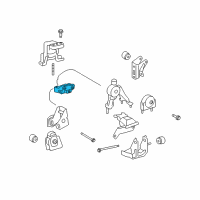 OEM Pontiac Vibe Side Mount Bracket Diagram - 19185161