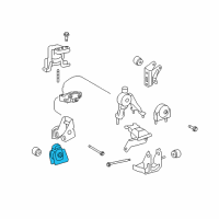 OEM Pontiac Vibe Front Mount Diagram - 88975592