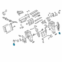 OEM 2017 Nissan Altima Air Mix Actuator Assembly Diagram - 27742-1LA0B