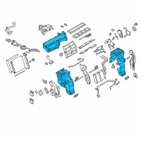 OEM 2013 Infiniti QX56 Case Assembly Front Heater Unit Diagram - 27120-1LB0A