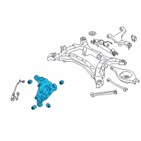 OEM 2010 Infiniti G37 Housing-Rear Axle, RH Diagram - 43018-1BA0A