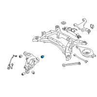 OEM 2010 Infiniti FX50 Bush Diagram - 55157-JK01A