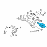 OEM 2014 Infiniti Q60 Rear Lower Suspension Link Complete Diagram - 551B0-JL00A