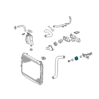 OEM 2005 Toyota Tundra Idler Pulley Diagram - 16603-50030