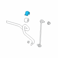 OEM Saturn Clamp, Front Stabilizer Shaft Insulator Diagram - 13192892