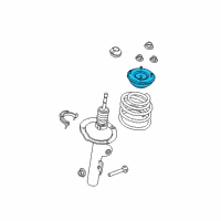 OEM 2012 Ford Explorer Upper Mount Diagram - BB5Z-18183-A