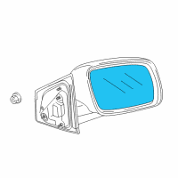 OEM 2013 Dodge Journey Glass-Mirror Replacement Diagram - 68045691AA