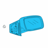 OEM 2019 Dodge Journey Outside Rear-View Mirror Right Diagram - 6AD041AUAA