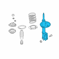 OEM 2011 Hyundai Sonata Strut Assembly, Front, Left Diagram - 54651-4R010