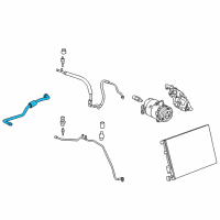 OEM Cadillac XLR AC Line Diagram - 22783651
