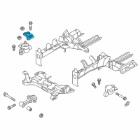 OEM 2014 Hyundai Elantra Support Engine Mounting Bracket Diagram - 21825-3X100