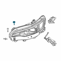 OEM 2022 Jeep Cherokee Screw-HEXAGON Head Diagram - 6511150AA