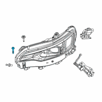 OEM 2016 Chrysler 200 Screw-Tapping HEXAGON Head Diagram - 6510419AA